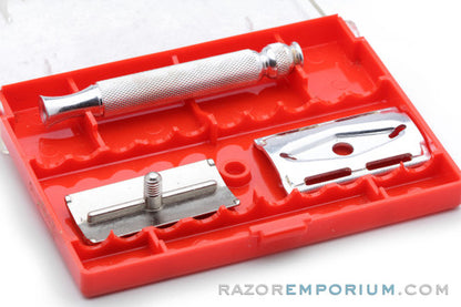 1960s Gillette Ball End Tech Razor Set - Made in England