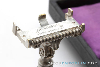 Wilkinson Sword Co. Wedge Style 7 Day Safety Razor Set - Alfred Dunhill - Made in England