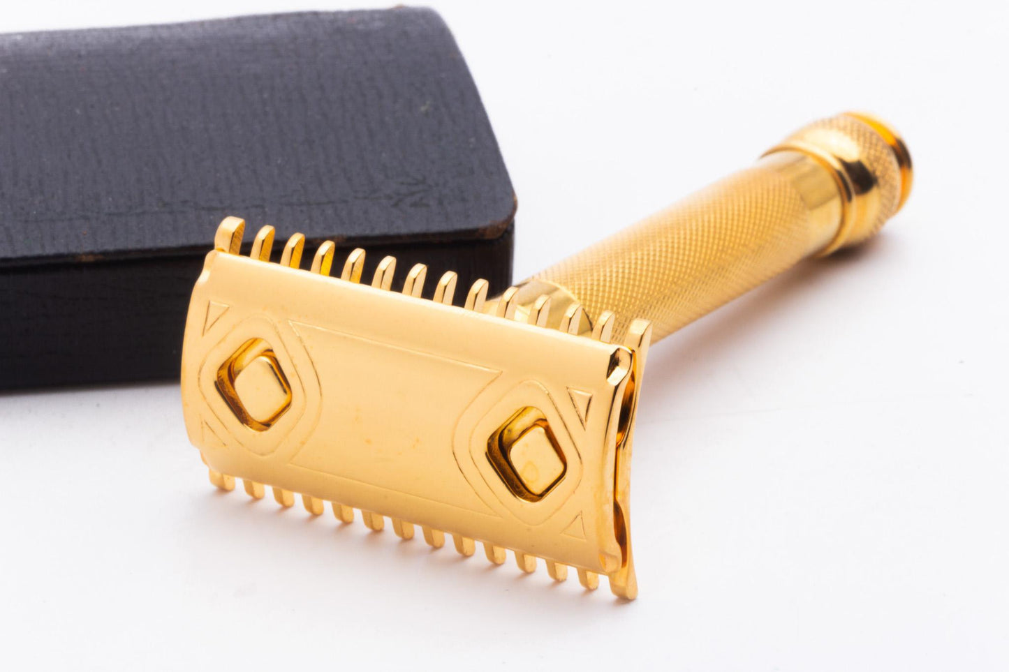 1930's Gillette Goodwill Double Edge Safety Razor Set| 24k Gold Revamp