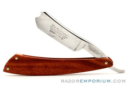7/8" Wade & Butcher "Celebrated" Straight Razor For Barber's Use w/ Cocobello Wood | Sheffield, England