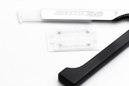Dovo Shavette Straight Razor Black Handle - Germany