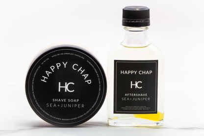 Happy Chap | Sea + Juniper Shave Soap