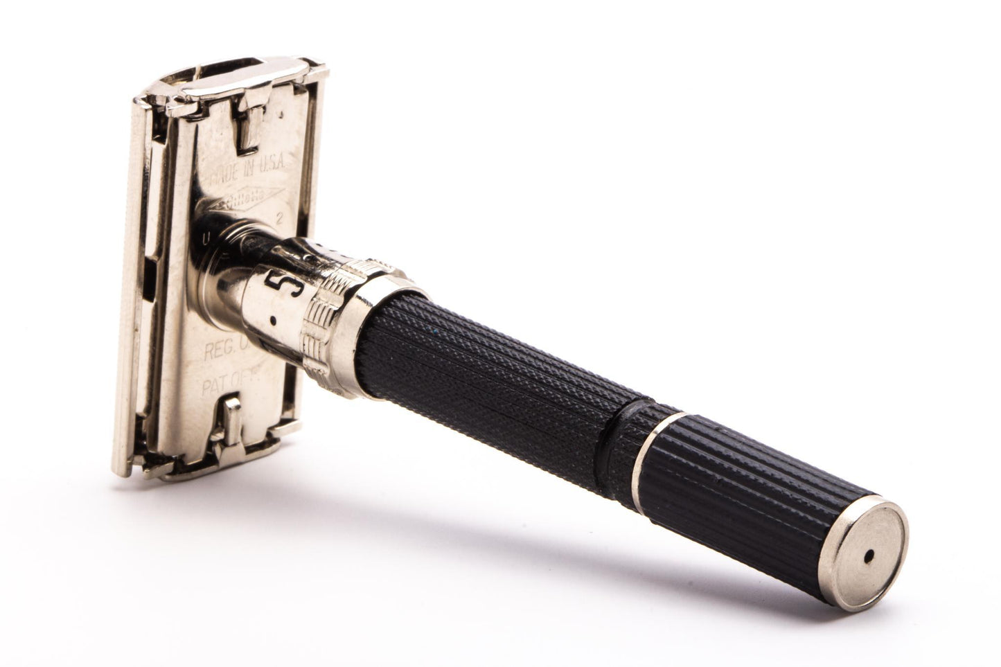 1974 U2 Gillette Super Adjustable 84 Safety Razor | Factory Nickel Revamp
