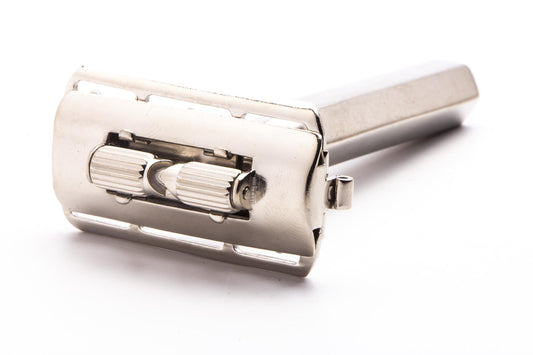 1930s King Oscillator Safety Razor | Factory Nickel Revamp