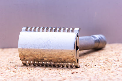 1934 Gillette No88 Three Piece Open Comb Safety Razor | Factory Nickel Revamp