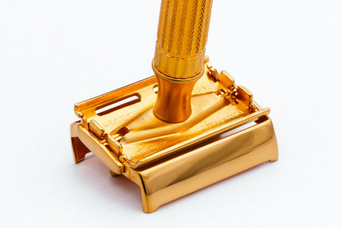 1940's Gillette Aristocrat Double Edge Safety Razor | 24K Gold Revamp