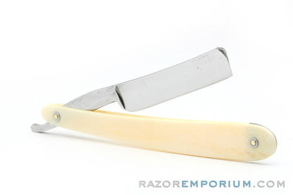 9/16" Vintage Straight Razor | Bone Scales