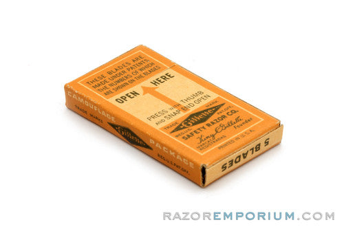 Gillette WWII Camouflage Double Edge Razor Blades | New Old Stock (NOS)