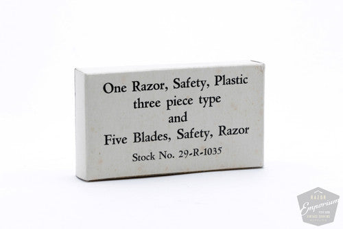 1940's WWII Military Simplex DE Safety Razor Travel Set- NOS
