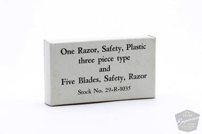 1940's WWII Military Simplex DE Safety Razor Travel Set- NOS