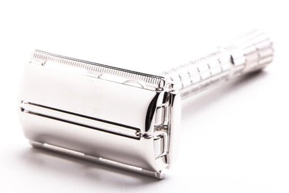 1960 F2 Gillette Flare Tip Super Speed Double Edge Safety Razor | Rhodium Revamp