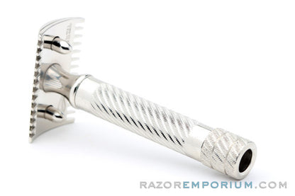 1921 Gillette Bulldog Old Style DE Razor Nickel Revamp