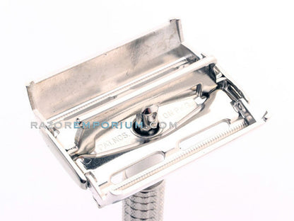 1955 A4 Gillette Flair Tip DE Super Speed Safety Razor