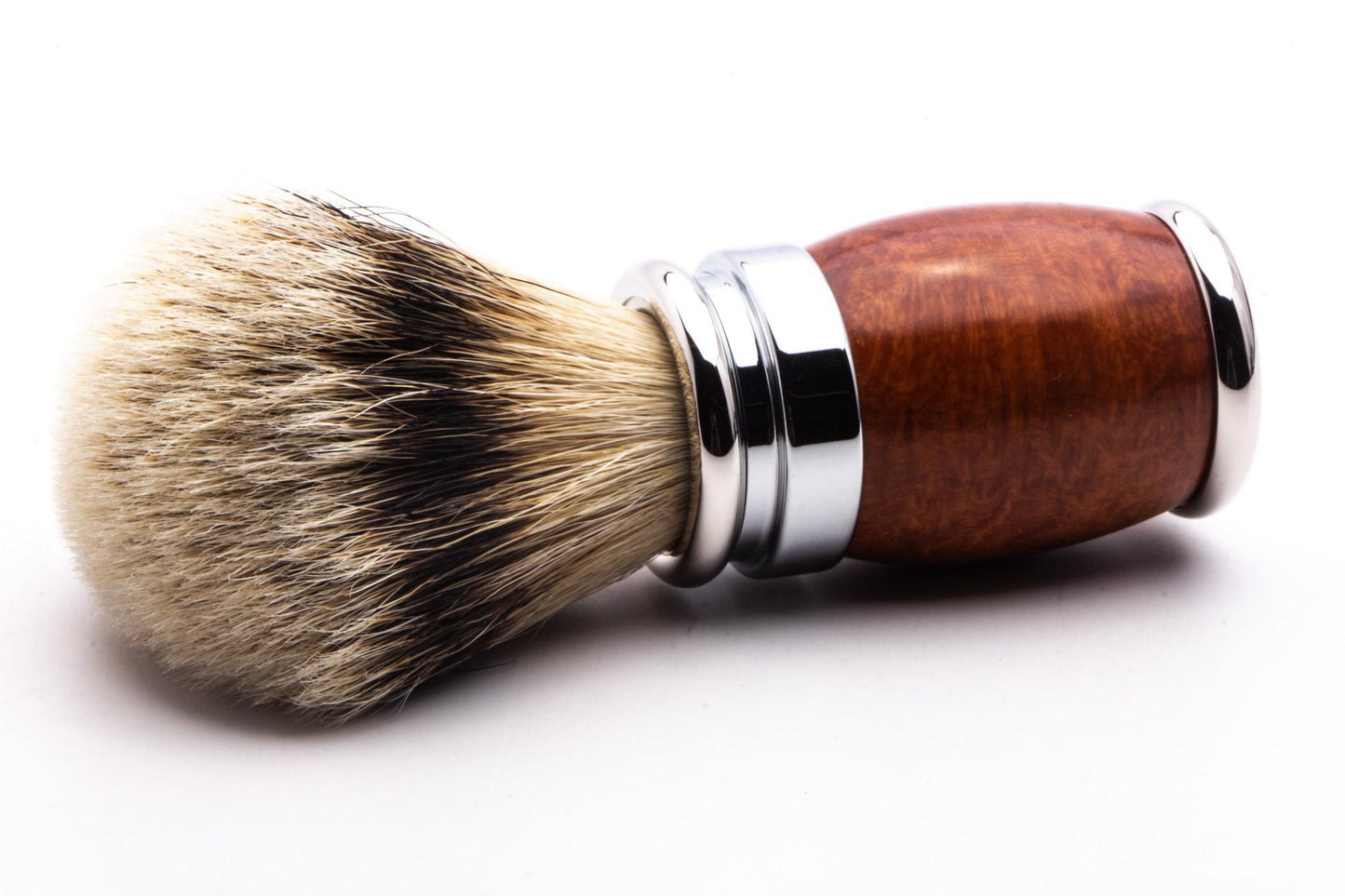 Plisson 1808 | Briar Wood & High Mountain White Badger Shaving Brush