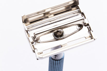 1965 Gillette Blue Star Lady Gillette Double Edge Safety Razor K4
