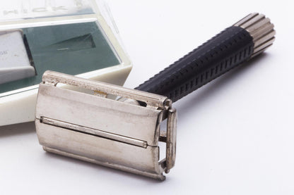 1960s Schick Krona TTO Double Edge Razor Set | Original Condition