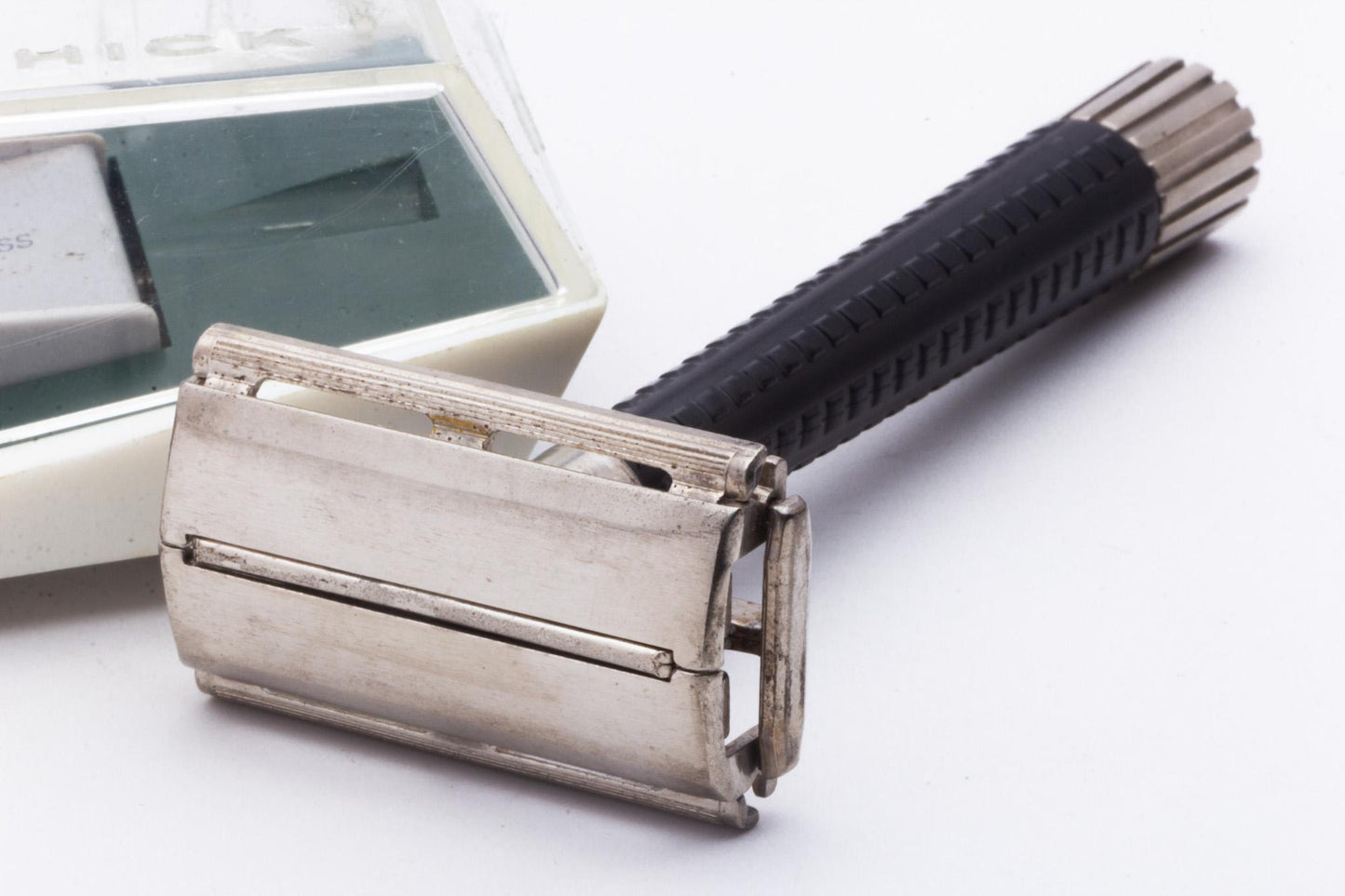 1960's Schick Krona TTO Double Edge Razor Set | Original Condition