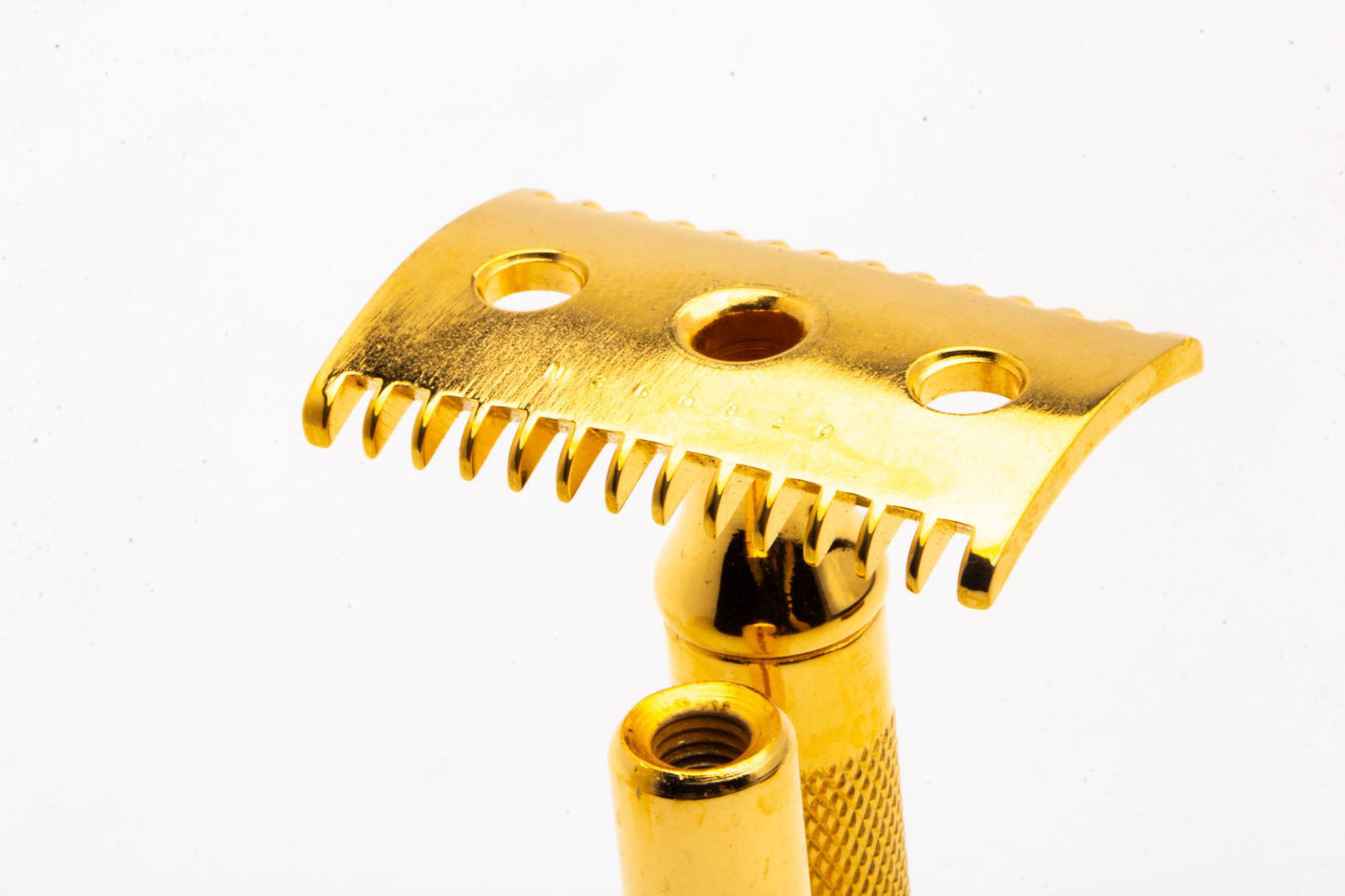 1920 Gillette Big Fellow Double Edge Safety Razor Set | 24K Gold Revamp