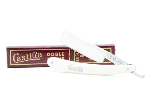 7/8" Castilla 14 Doble Temple Straight Razor | Solingen Alemania