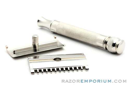 1930's Gillette NEW Short Comb Razor Factory Nickel Revamp