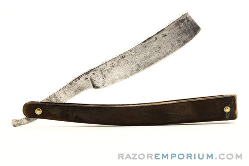 5/8"  Vintage "Warranted" Straight Razor w/ Original Scales