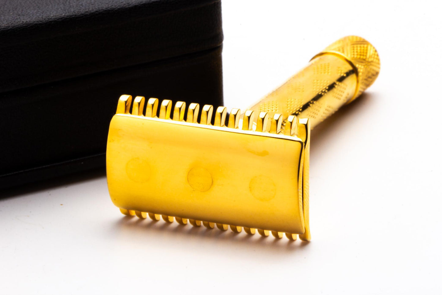 1925 Gillette New Standard Double Edge Safety Razor Set | 24K Gold Revamp