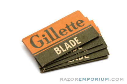 Gillette WWII Camouflage Double Edge - 5 Razor Blades - NO BOX