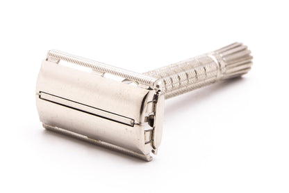 1964 J3 Gillette Flare Tip DE Super Speed TTO Safety Razor | Original Condition