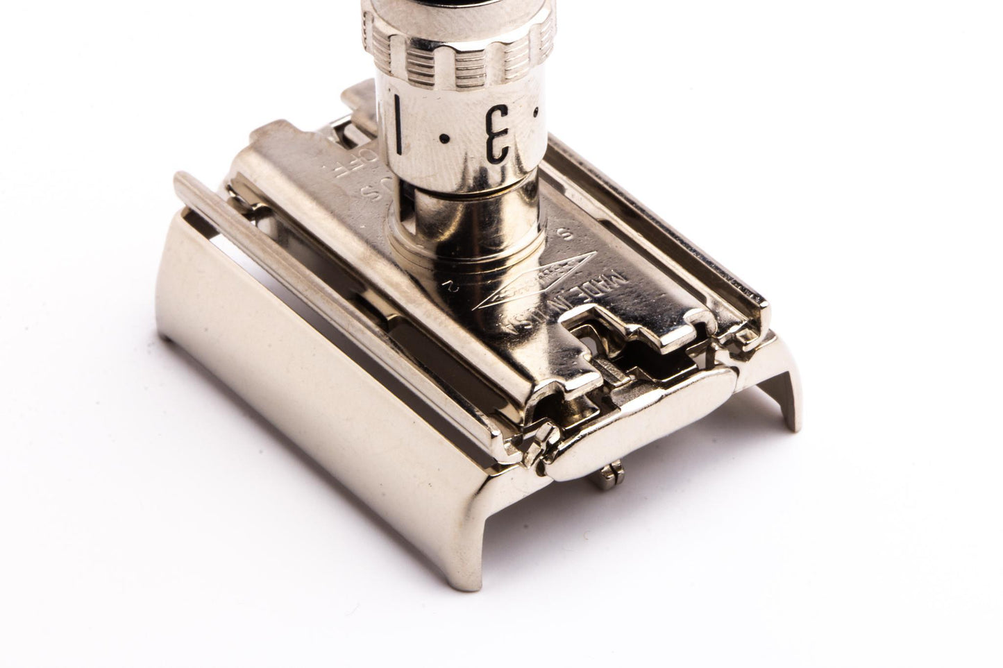 1972 S2 Gillette Super Adjustable 84 DE Safety Razor | Factory Nickel Revamp