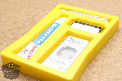 Gillette 1960's Spiral Handle Ball End Tech Safety Razor w/ Box - Made in England