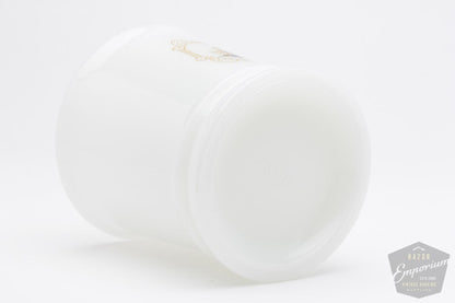 Avon Vintage Milk Glass Shaving Mug | Locomotive