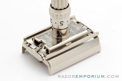 1968 Gillette Slim Adjustable TTO N4 Double Edge Safety Razor