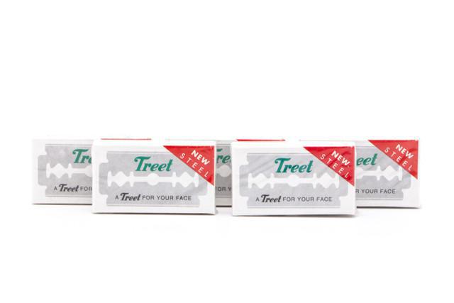 Treet New Steel Double Edge (DE) Razor Blades