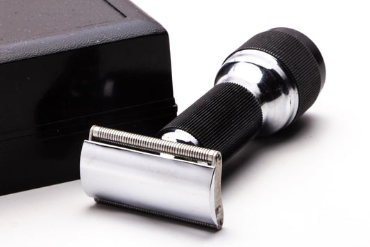 Stahly Live Blade Wind-Up Vibrating DE Safety Razor With Box | Original Condition
