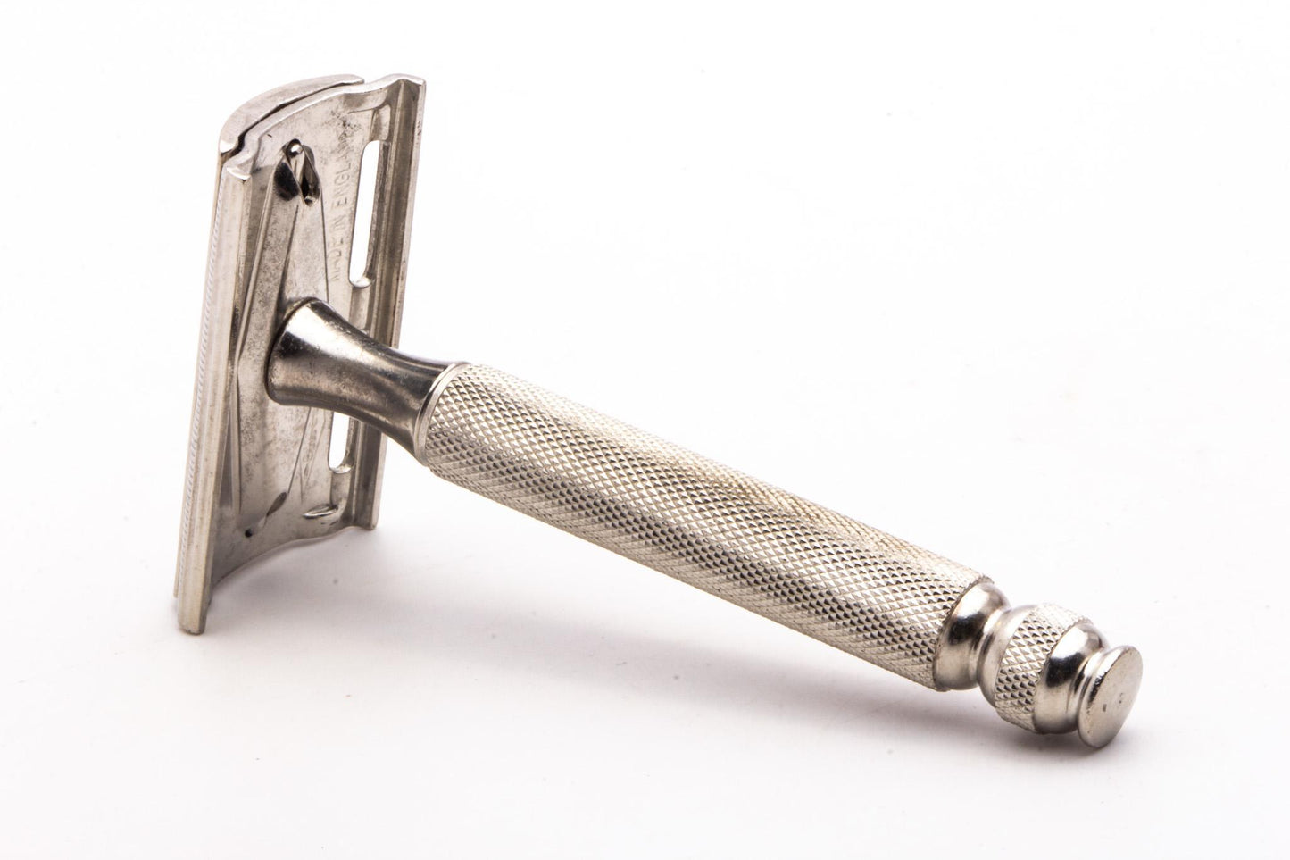 1951 Gillette Ball End Tech Three Piece Double Edge Safety Razor Set | Original Condition
