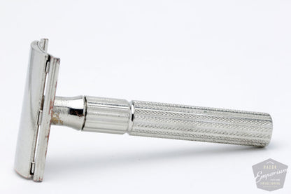 1978 Gillette Y2 Psycho Tech DE Safety Razor with Key