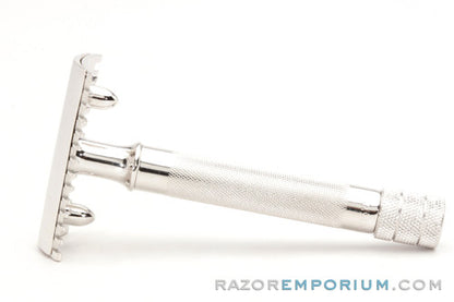 1911 Gillette Single Ring DE Safety Razor | Rhodium Revamp