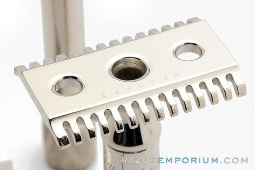1922 Gillette New Improved Standard Criterion Bostonian DE Safety Razor | Nickel Revamp