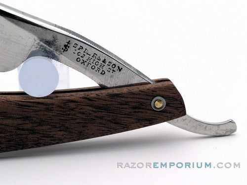 6/8" Spiers & Son 102 High St. Straight Razor w/ Black Walnut Scales | Oxford