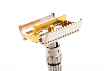 1959 E1 Gillette $1.95 Fatboy Double Edge Safety Razor | Two-Toned Revamp