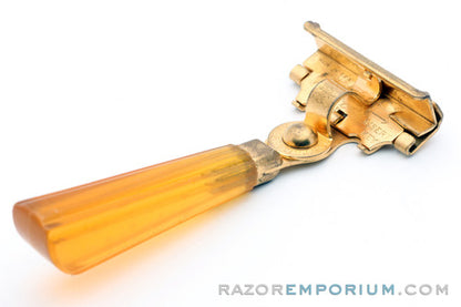 1950s Eversharp Schick Clear Handle Injector Safety Razor