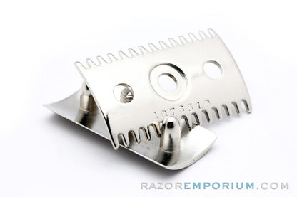 1909 Gillette Cap & Guard | Factory Nickel Revamp | Universally Threaded