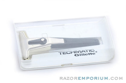 1971 Gillette Techmatic Band Safety Razor with Case