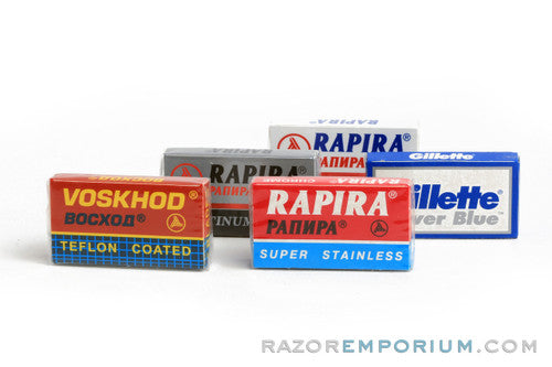 Double Edge Safety Razor Blade Sample Pack - Russian – Razor Emporium