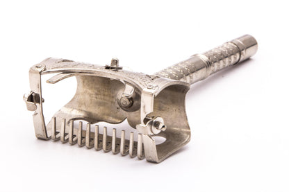 J.R Torrey Razor Co. Lather Catcher Safety Razor With Blade | Original Condition