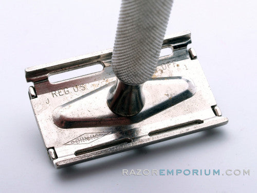 1964 J1 Gillette Ball End Tech 3 Piece Safety Razor