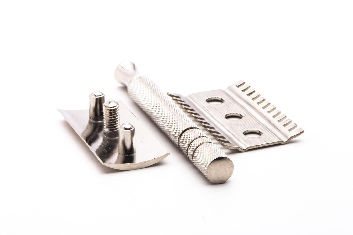 Gibbs Three Piece Open Comb Double Edge Safety Razor | Original Condition