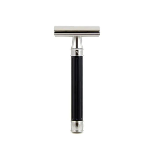 Edwin Jagger | 3ONE6 Stainless Steel Safety Razor - Anodized Black