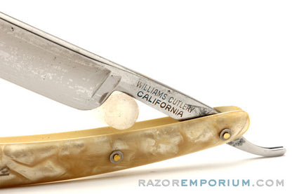 5/8" Williams Cutlery California Straight Blade w/ Original Scales | Solingen Germany
