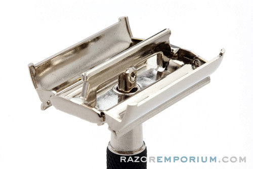 1984 Gillette Black Handle Super Speed Safety Razor E3